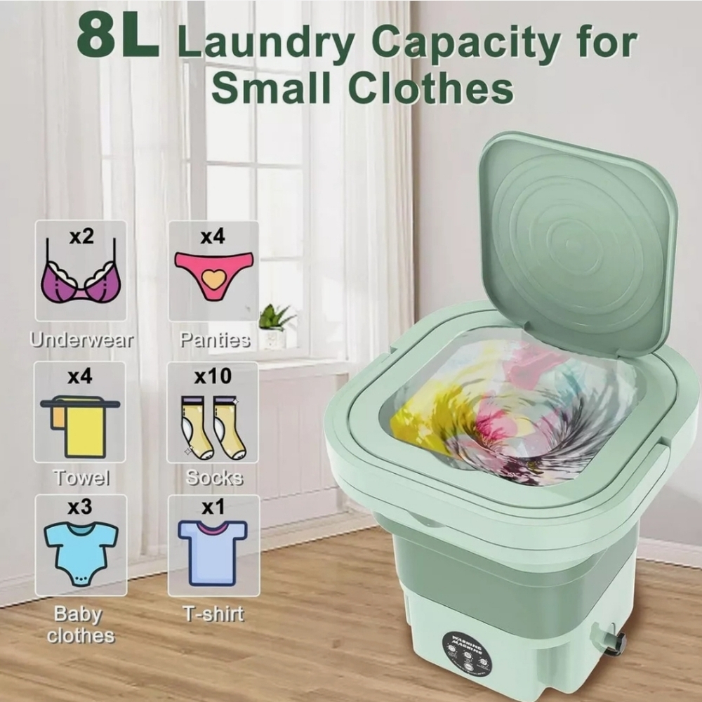Portable washing machine Mini collapsible - Picture 2 of 3